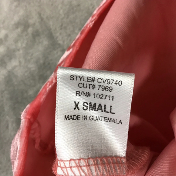 Gibsonlook Velvet Flutter Sleeve Mock Neck Top Pink Women’s XS NWOT - Picture 9 of 10